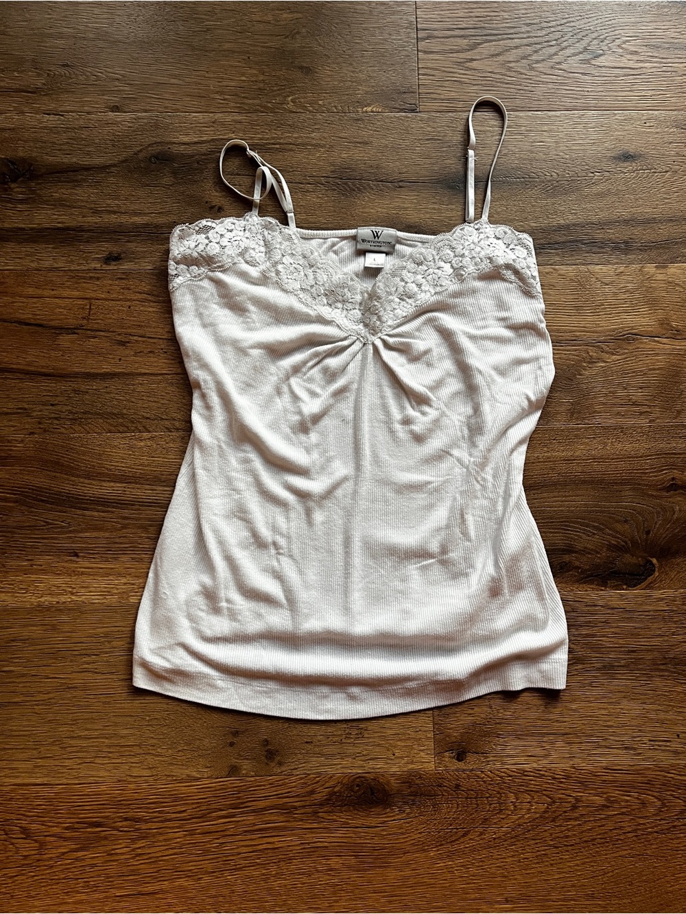 White Lace Worthington Early 2000’s Cami Tank Top